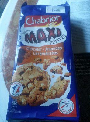 Maxi cookies Chocolate chips - Caramelized almonds